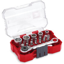 Einhell 49118683 XS-CASE 21-Piece bit and Socket Set 