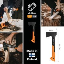 Fiskars 121423 XS-X7 Camping Axe 640g (1.4 lb)
