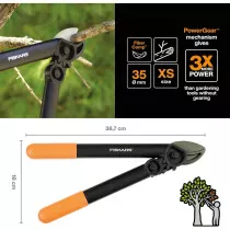 Fiskars 112170 PowerGear™ Anvil Loppers L31 - Extra Small