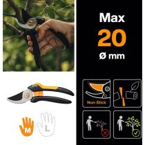 Fiskars 1057162 P321 Solid™ Bypass Pruner