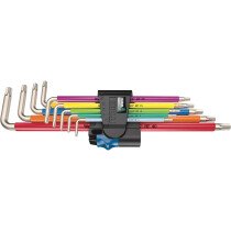 Wera 05022689001 TX SXL Multicolour Holding Function Stainless TORX® L-key set, TX8-TX40, 9pc