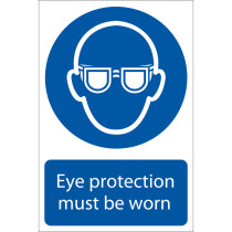 Draper 72080 SS03 'Eye Protection' Mandatory Sign