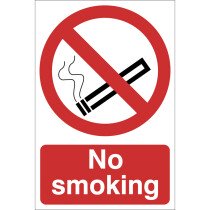 Draper 72165 SS15 'No Smoking' Prohibition Sign