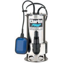 Clarke PVP11A Stainless Steel Dirty Water Submersible Pump 1100w 230V 7236060 