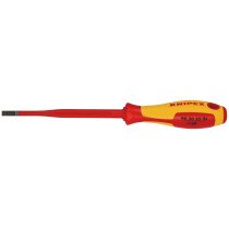 Knipex 98 20 55 SL 98 20 55 Sl Vde Insulated Slotted Screwdriver, 5.5 X 100mm   Slim 72391