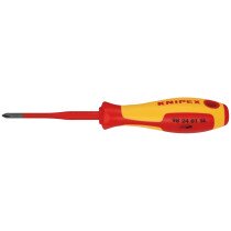 Knipex 98 24 01 SL 98 24 01 Sl Vde Insulated Phillips Screwdriver, Ph1 X 80mm   Slim 72452