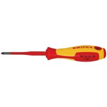 Knipex 98 25 01 SL 98 25 01 Sl Vde Insulated Pozidriv® Screwdriver, Pz1 X 80mm   Slim 72455