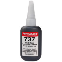 Permabond 737 - 50g Toughened Cyanoacrylate 'Superglue' Adhesive (Box of 10)