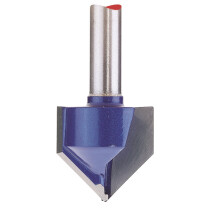 Draper 75337 RB8 1/4" Groove 19mm x 90° TCT Router Bit