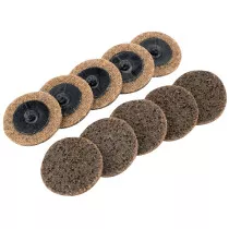 Draper 75625 SCP2 Ten 50mm Polycarbide Abrasive Pads (Course)