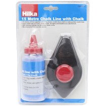 Hilka 75900015 15m Chalk Line with Chalk