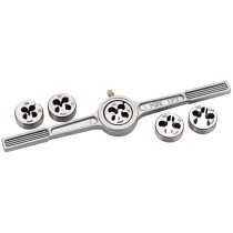 Draper 79197 D26MM/A 6 Piece Circular Metric Die and Holder Set