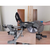 Draper 79899 SMS255E 255mm Double Bevel Sliding Compound Mitre Saw (2000W)