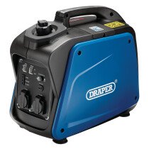 Draper 80956 DGI2000 2kVA /1.6kW 4 Stroke Petrol Engine Inverter Generator