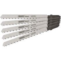 Draper 81716 DT101B Expert 5 Piece DT101B 100mm Jigsaw Blade Set