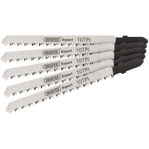 Draper 81718 DT101BR Expert 5 Piece DT101BR 100mm Jigsaw Blade Set