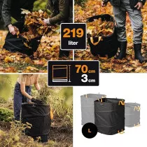 Fiskars 1028373 Ergo Pop-up Garden Waste Bag, Large