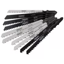 Draper 81735 JSBCOM10W Expert 10 Piece Assorted Jigsaw Blade Set