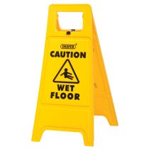 Draper 82134 WFWS/B Wet Floor Warning Sign