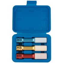 Draper 82981 AWNSS/3/LR 1/2" Drive Long Reach Wheel Nut Sockets for Alloy Wheels (3 Piece)