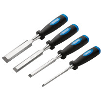 Draper 83351 DWCSGSET4 4 Piece Bevel Edge Wood Chisel Set