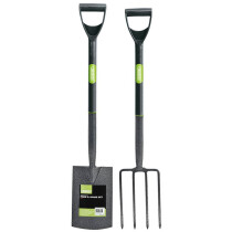 Draper 83971 DFSCB/SET Carbon Steel Garden Fork and Spade Set
