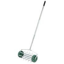 Draper 83983 GLAWDD Rolling Lawn Aerator with 450mm Spiked Drum