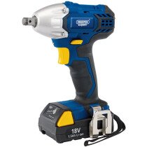 Draper 83995 CIW18LI2 18V Cordless 1/2" Impact Wrench 250Nm with 2 x Li-Ion Batteries and Fast Charger