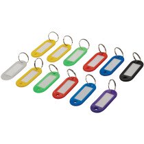 Silverline 844160 Assorted Coloured Key ID Tags