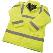 Draper 84721 HVTJA/B High Visibility Traffic Jacket   Size L