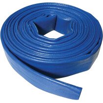 Silverline 868776 40mm x 10Mtr Layflat Discharge Hose Blue