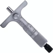 Moore and Wright 890M Traditional Depth Gauge Micrometer Metric 0-25mm/.01mm Fixed Type with 63.5mm Base
