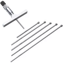 Moore and Wright 891M75 Traditional Depth Gauge Micrometer Metric 0-75mm/.01mm Interchangeable  with 63.5mm Base