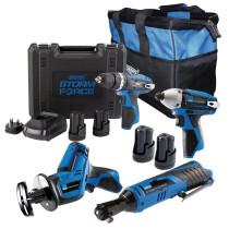 Draper 91032 PTK10.8V4+4 Storm Force ® 10.8 V Drill 4 Pack + 4 Batt.