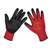Sealey 9125XL Flexi Grip Nitrile Palm Gloves (X-Large) - Pair