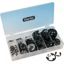 Clarke 1801393 CHT393 - 300 Piece E Clip Assortment