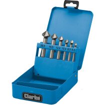 Clarke 1801530 CHT530 - 6 piece HSS Countersink Set