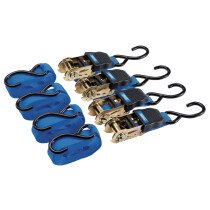 Draper 92771 RTDS250C/4 4.5 Mtr Rat.Tie Down Strap 4 Pk