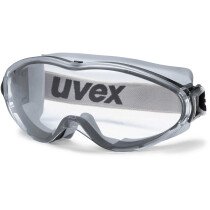 Uvex 9302-285 Black/Grey Frame Clear Lens Ultrasonic Goggles
