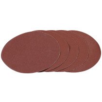 Draper 93427 APT257 Five 180mm 120 Grit Hook and Loop Aluminium Oxide Sanding Discs