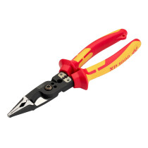 Draper 94605 XP1000EPV2 Xp1000® Vde Tethered 8 In 1 Electricians Pliers, 215mm