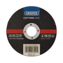 Draper 94781 CGF15 Flat Stone Cutting Disc, 115 X 2.5 X 22.23mm