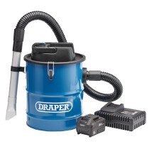 Draper 95170 PTKD20PTK/AVC D20 20 V Ash Vacuum Cleaner, 1 X 3.0 Ah Battery, 1 X Fast Charger