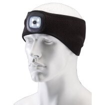 Draper 95172 HBT-BL Headband with USB Rechargeable LED Torch 1W Black One Size