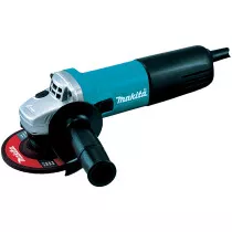 Makita 9557HNR 4.1/2" 110V 840W (115mm) Angle Grinder with Anti Restart Protection