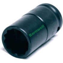 Barnwell 96474 21mm BiHex Scaffolder Impact Socket x 52mm for Ratchet Gun