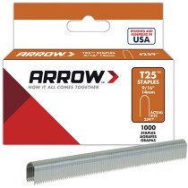 Arrow A259 Round Crown Staples 14mm 9/16" (Pack x 1000) T25