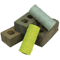 Marshalltown M635 500' Bonded Black and White Brick Line