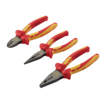 Draper 99070 XP1000S3 Xp1000® Vde Pliers Set, Tethered (3 Piece)
