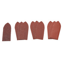 Draper 99259 APT259 Hook and Loop Sanding Sheets Assorted Grit 32x92mm (Pack of 10)